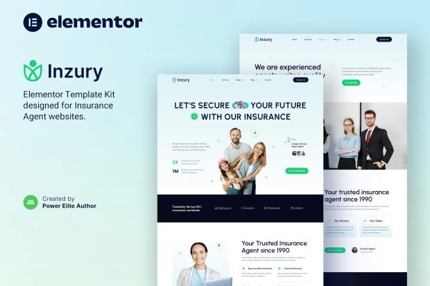 Insurify – Insurance Agent & Consulting Elementor Template Kit