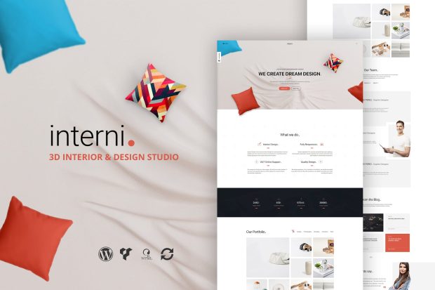 Interni 3D Interior Design Studio WordPress Theme 1.1