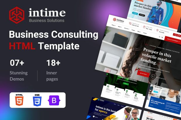 Intime - Business Consulting HTML Template