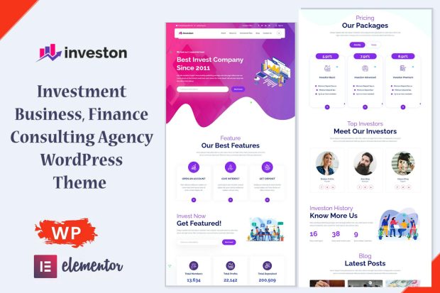 Investon - Investment, Business WordPress Theme 1.0.1