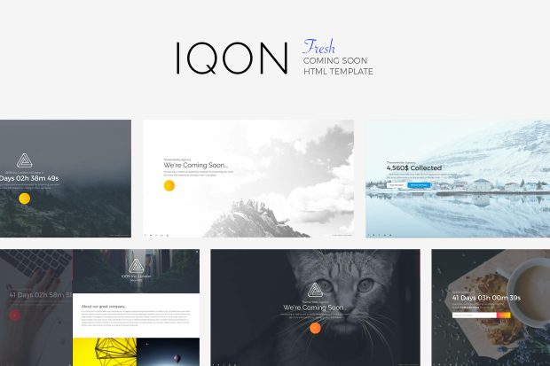 IQON - Fresh Coming Soon Template