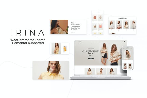 IRINA - Elementor WooCommerce Theme 1.0.8