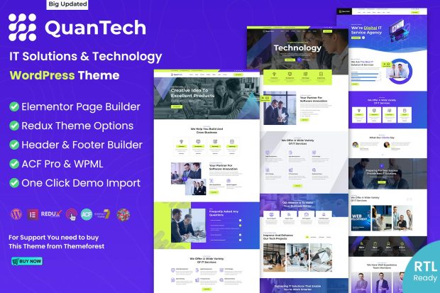 Quantech - IT Solutions & Technology WordPress Theme 1.2.0