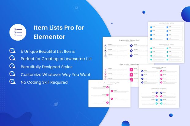 Item Lists Pro for Elementor 1.2