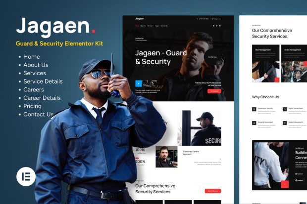 Jagaen - Guard & Security Service Template Kits