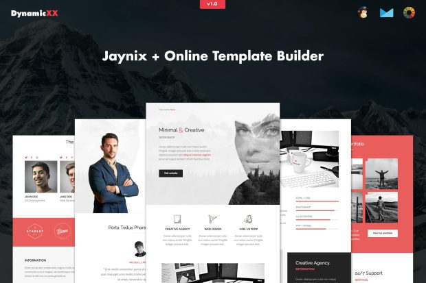 Jaynix - Responsive Corporate Portfolio Email