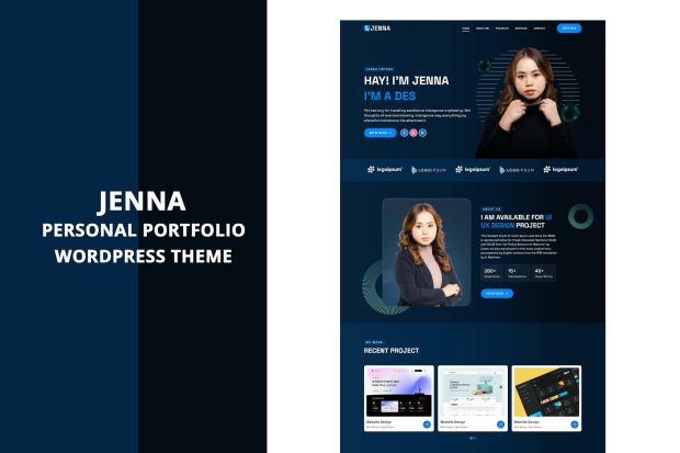 Jenna - Personal Portfolio WordPress Theme 1.0