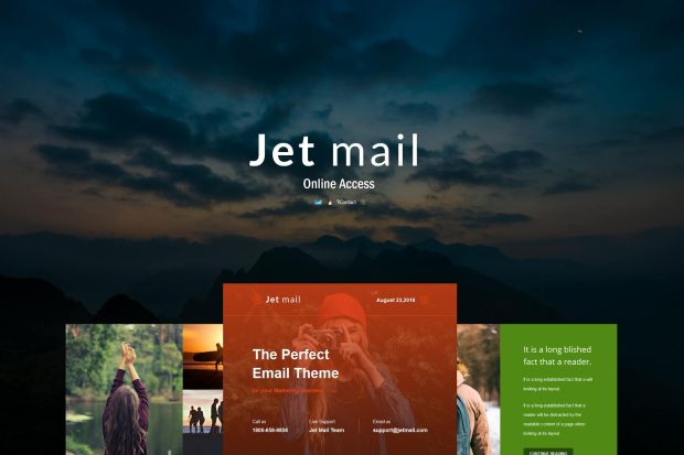 Jet mail - Responsive E-mail Template