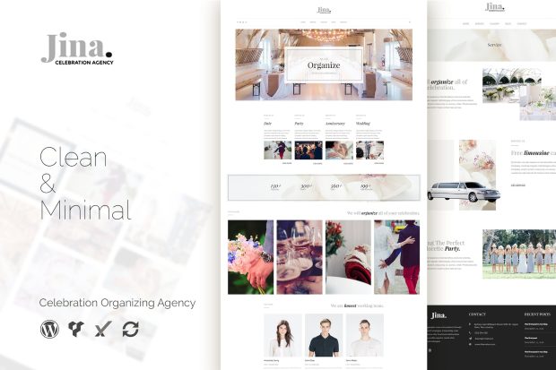 Jina - Celebration Agency WordPress Theme 1.6