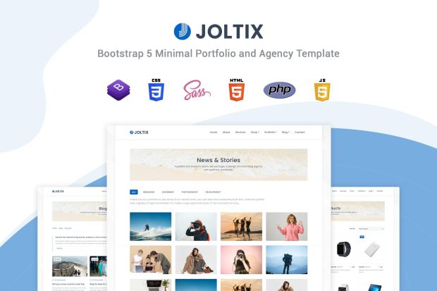 Joltix - Minimal Portfolio & Agency Template