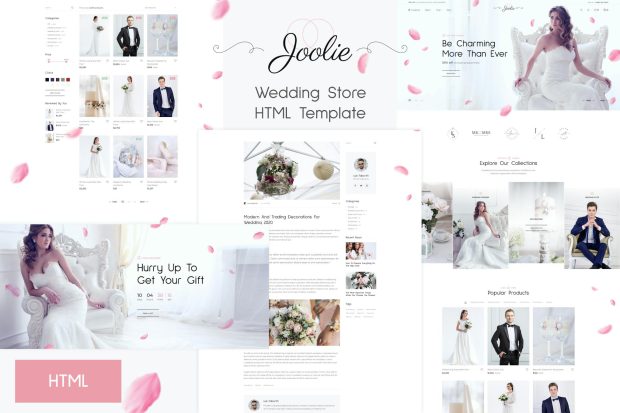 Joolie - Wedding Store HTML Template