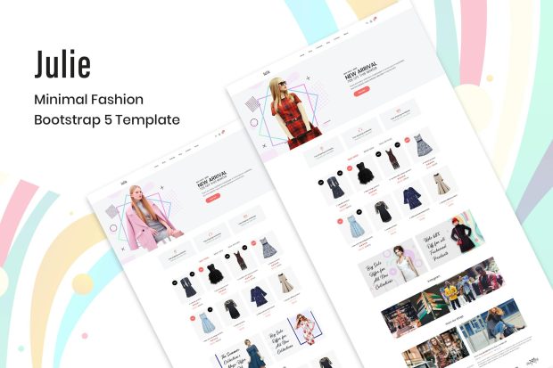 Julie – Minimal Fashion Bootstrap 5 Template