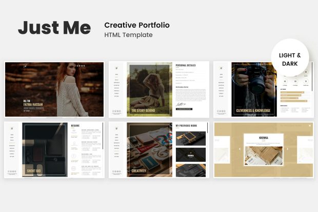 Just Me - Creative Portfolio HTML5 Template