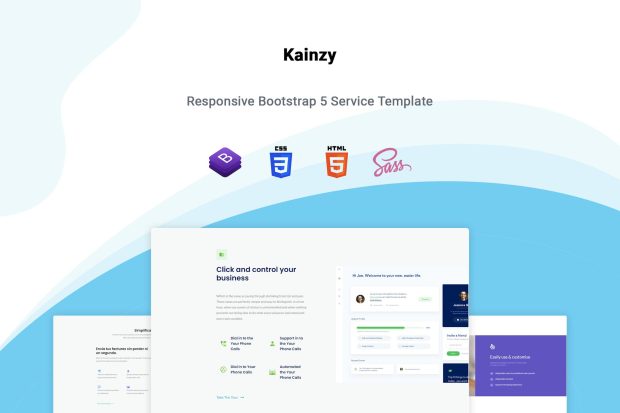 Kainzy - Service Section Template