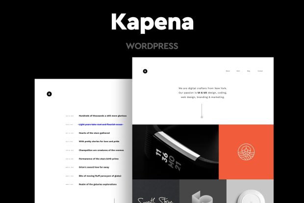 Kapena - Minimal Portfolio WordPress Theme 1.2