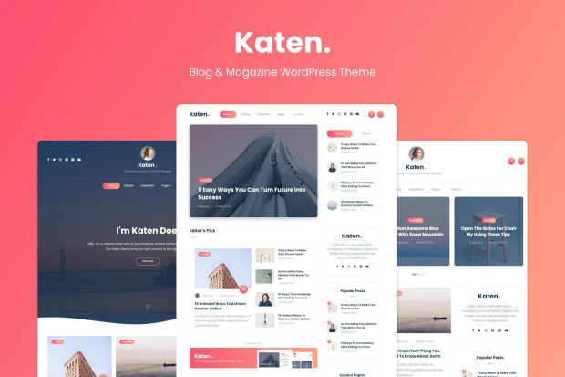 Katen - Blog & Magazine WordPress Theme 1.1