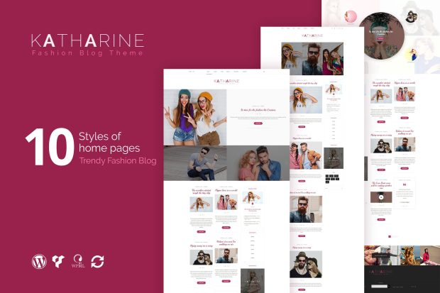 Katharine - Modern Fashion Blog WordPress Theme 1.5