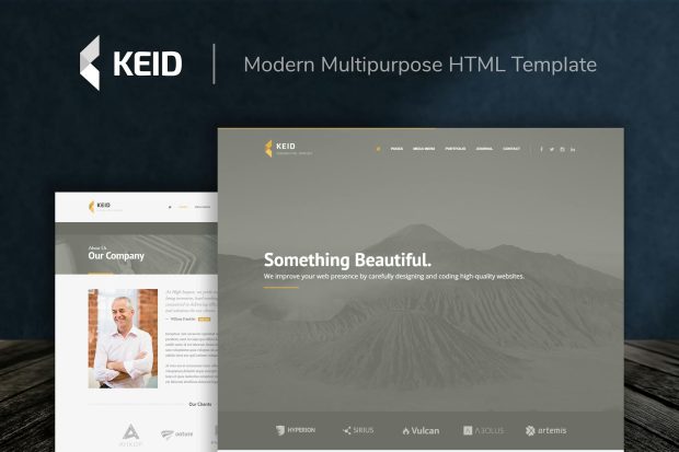 Keid - Modern Multipurpose HTML Template