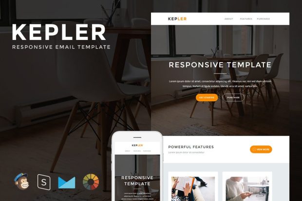 Kepler - Responsive Email + StampReady Builder