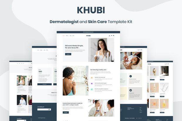 Khubi - Dermatologist & Skin Care Template Kit