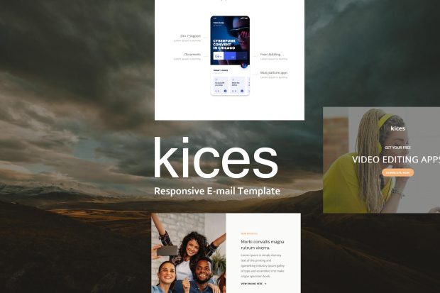 kices Mail - Responsive E-mail Template