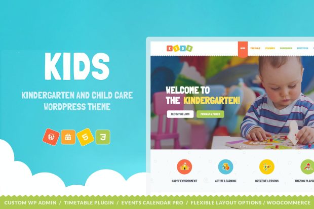 Kids - Day Care & Kindergarten WordPress Theme 1.2.7