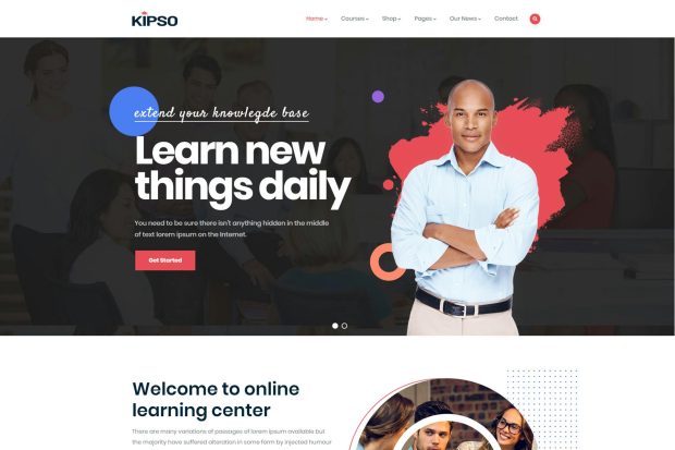 Kipso - Education LMS WordPress Theme 1.2.7