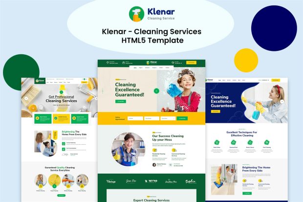 Klenar - Cleaning Services HTML5 Template