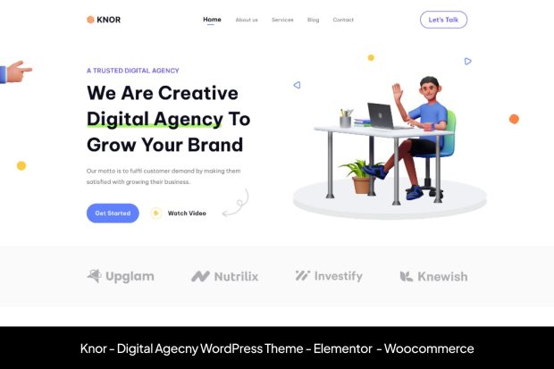 Knor - Digital Agecny WordPress Theme 1.0