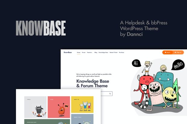 KnowBase - A Helpdesk & bbPress WordPress Theme 1.4