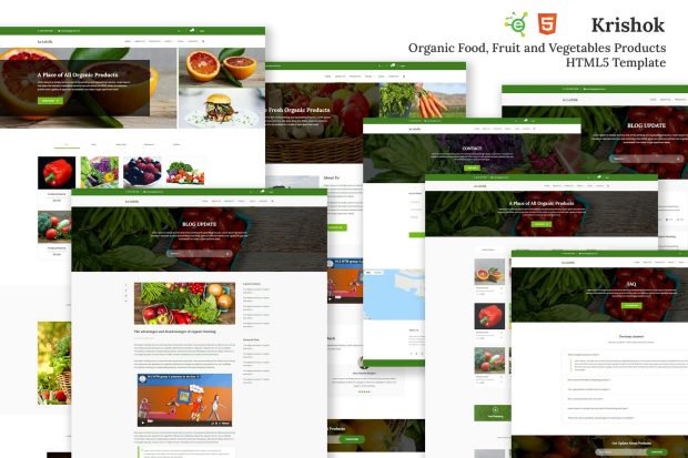 Krishok - Organic Food HTML5 Template