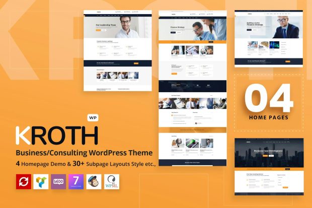 Kroth - Business/Consulting WordPress Theme 2.0.1