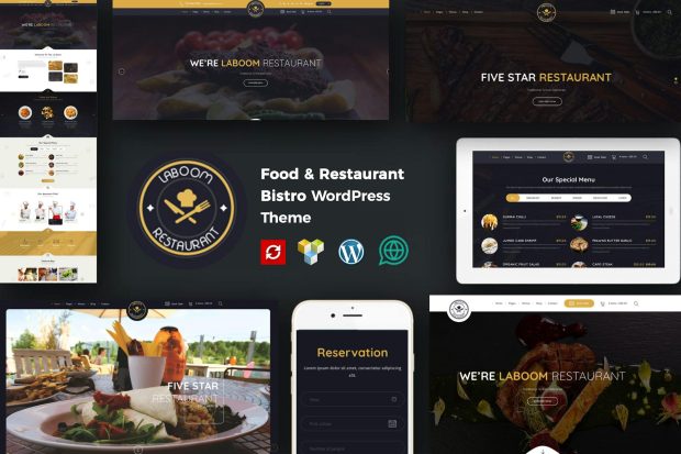 La Boom - Food & Restaurant Bistro WordPress Theme 2.7