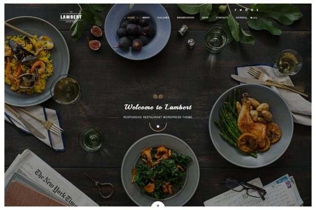 Lambert - Restaurant / Cafe / Pub WordPress Theme 2.5.6