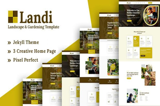 Landi - Landscape Gardening Jekyll Theme