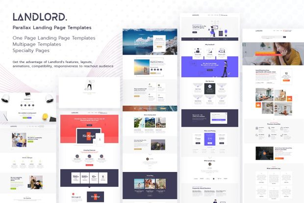 Landlord - Landing Page Templates