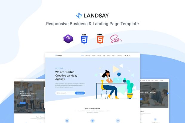 Landsay - Bootstrap 5 Landing Page Template