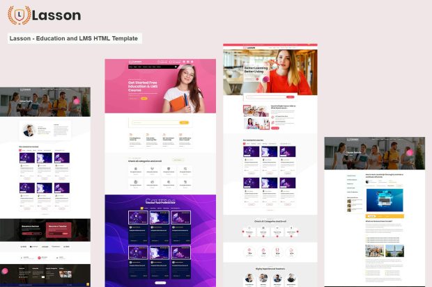 Lasson - Education and LMS HTML Template