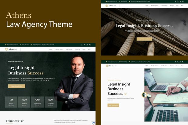 Law Agency WordPress Theme - Athens 1.0.7