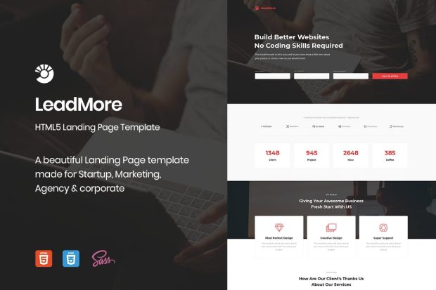 LeadMore - HTML5 Landing Page