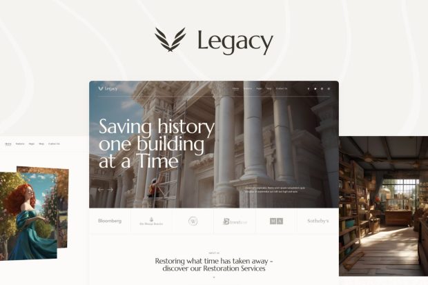 Legacy - Antique, Vintage & Collectibles WordPress Theme 1.2.0