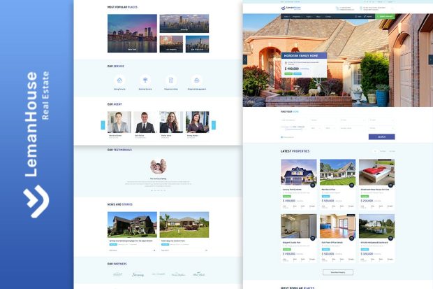 Lemanhouse - Real Estate HTML Template