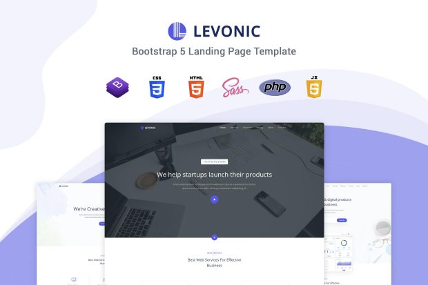 Levonic - Bootstrap 5 Landing Page Template