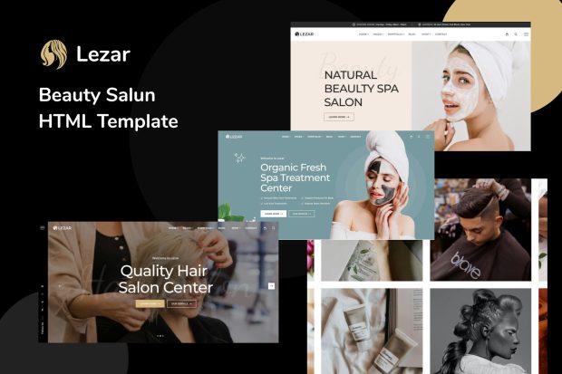 Lezar - Beauty Salon & Spa HTML Template