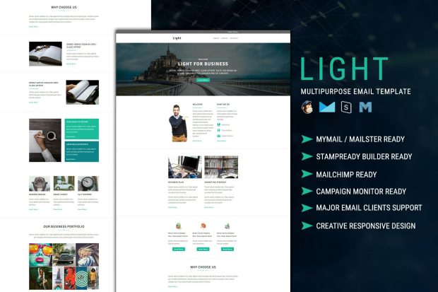 LIGHT - Multipurpose Responsive Email Template