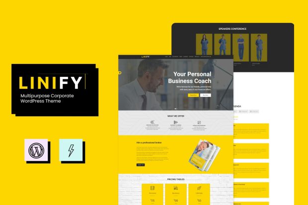 Linify - Multipurpose Corporate WordPress Theme 1.8