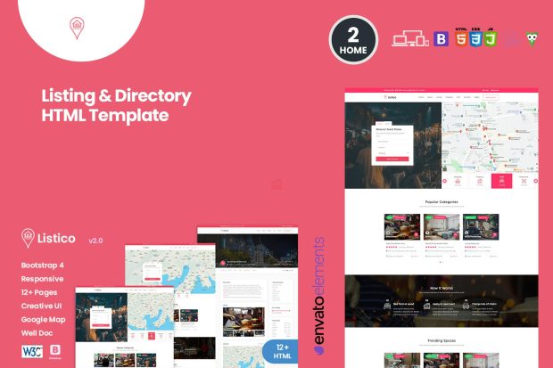 Listico - Listing & Directory HTML Template