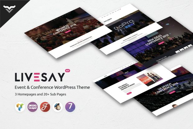 Livesay - Event & Conference WordPress Theme 1.9.3