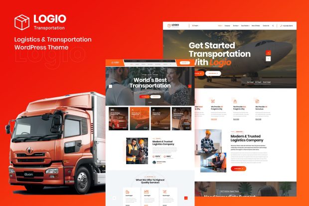 Logio - Logistics & Transport  Elementor WordPress 1.0