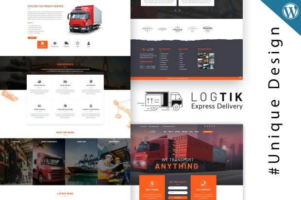 Logtik - WP Logistics, Cargo Transportation Theme 2.2